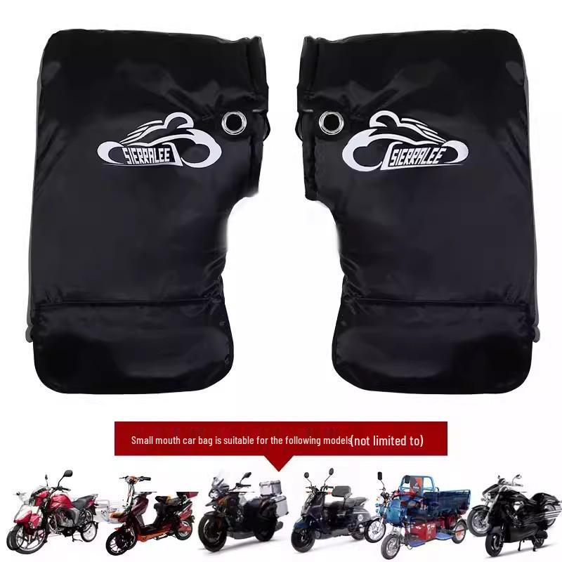 Vylepšené zimní rukavice na řídítka motocyklu a skútru pro ochranu před chladem
