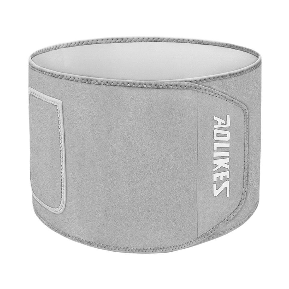 

Новый пояс для похудения с ионами серебра для женщин и мужчин, спортивный тренажер для бега и похудения живота L серый