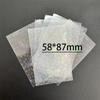 50Pcs Heart Shape Rainbow Star Foil Card Sleeves Top Loading Protector For Board Games Collectible Cards Pos  Tarot
