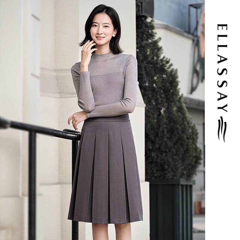 ELLASSAY Women's Mesh Strapless Knit Top