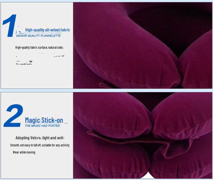 Cervical Traction Device & Inflatable Neck Support Pillow for Spine Alignment