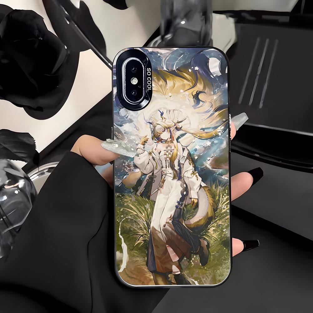 Arknights Suzie Yeung Handyhülle Für IPhone 17 Air 16 E 15 14 Plus 13 12 11 Pro Max Farbige Silberne Abdeckung