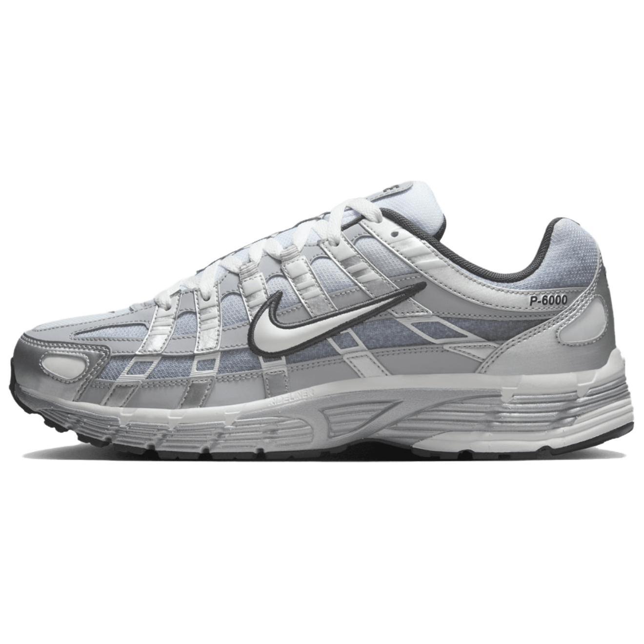 Nike P-6000 Metallic Silver Wolf Grey Men s IH4465-095 EU 40.5
