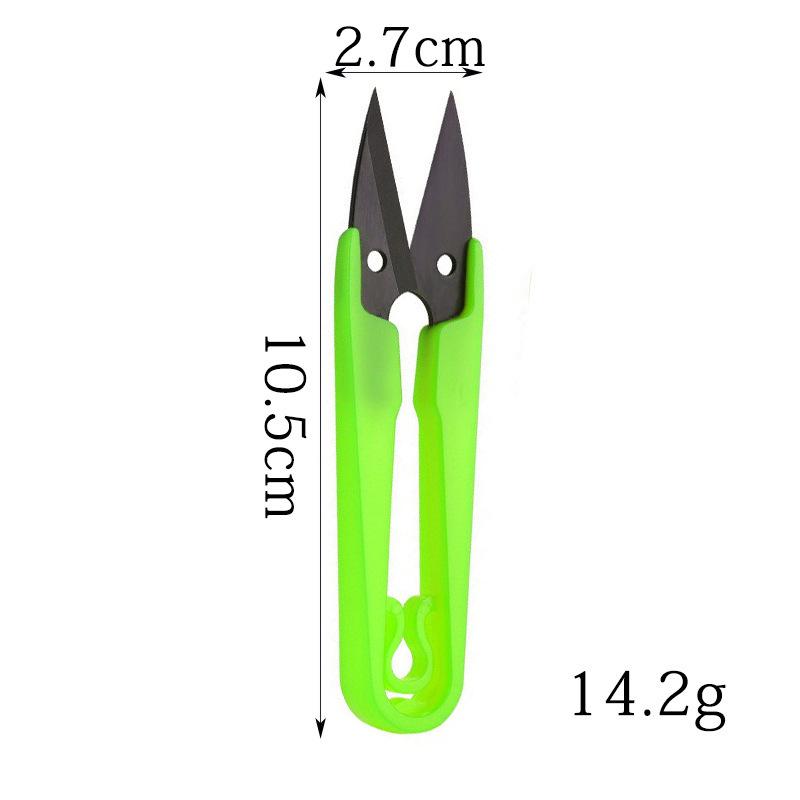 

U-образные ножницы из нержавеющей стали с пластиковой ручкой для вышивания крестом, ниток и лески