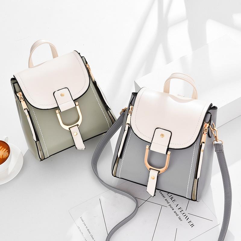 Bag women's bag 2025 new fashion small backpack versatile shoulder messenger bag high sense large capacity bag women