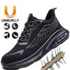 Explosive Version, Smash-proof and Puncture-proof Steel Bag Head Labor Insurance Shoes, Light and Comfortable Four Safety Work Shoes
