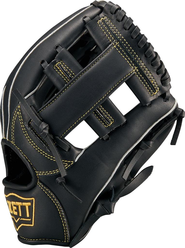 ZETT Acrochatch V Youth Baseball Black Size BJG772620 Glove, All-Around, Left-Handed Throw, (1900), Small,