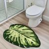 Soft Plush Leaf Pattern Rug Bedside Rug for Bedroom Small Irregular Floor Mat Living Room Hallway Bedroom Rug Home Decor