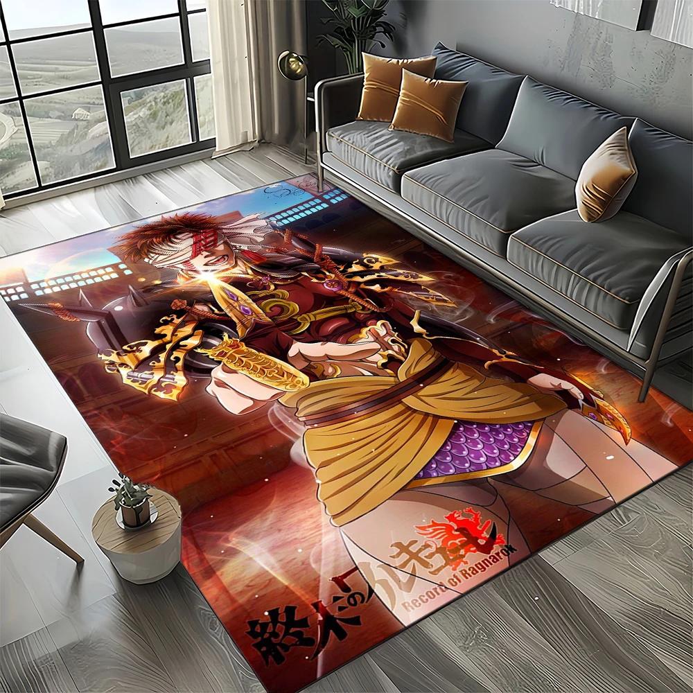 27 Style New Cartoon Record of Ragnarok Anime Carpet Rug for Living Room Bedroom Home Sofa Decoration,Kids Non-slip Floor Mat