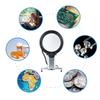 2.5X 6X New Neck Handheld Desktop Large Lens Magnifier with 2 Led Lights Portable Hd Magnifier Elderly Reading Jewellery