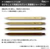 Pizz Premium Mechanical All Hexagonal Lead Presentation Made In Japan Pencil-Like Pencil, 0.5mm, Brass, Barrel, Case, Chalkboard-Style Box, 0.5mm