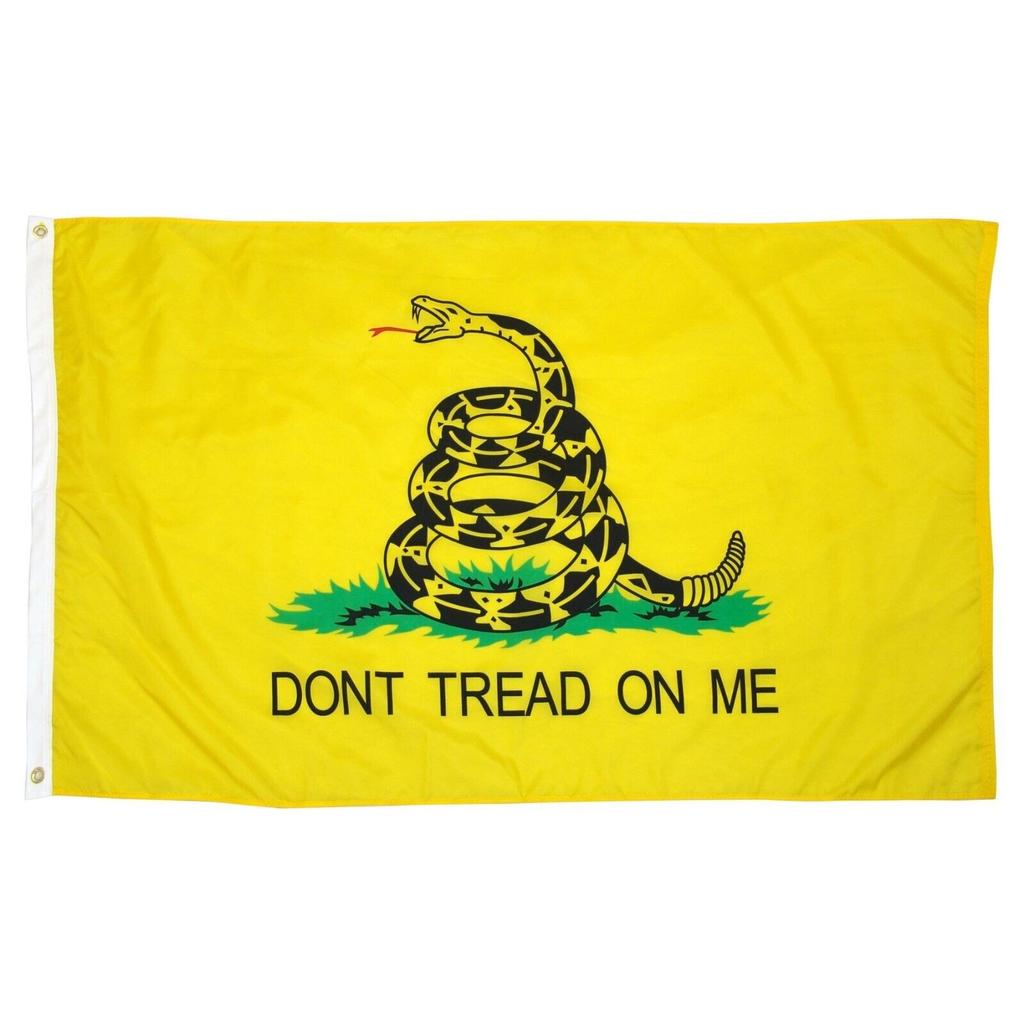 Ne me foulez pas 3x5FT Drapeau Bannière Gadsden Tea Party Patriote Conservateur USA