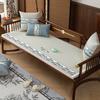 Chinese Printed Summer Cooling Sofa Cushion Luxury Ice Rattan Sofa Cover For Living Room Skin-Friendly Antiskid Recliner Cover