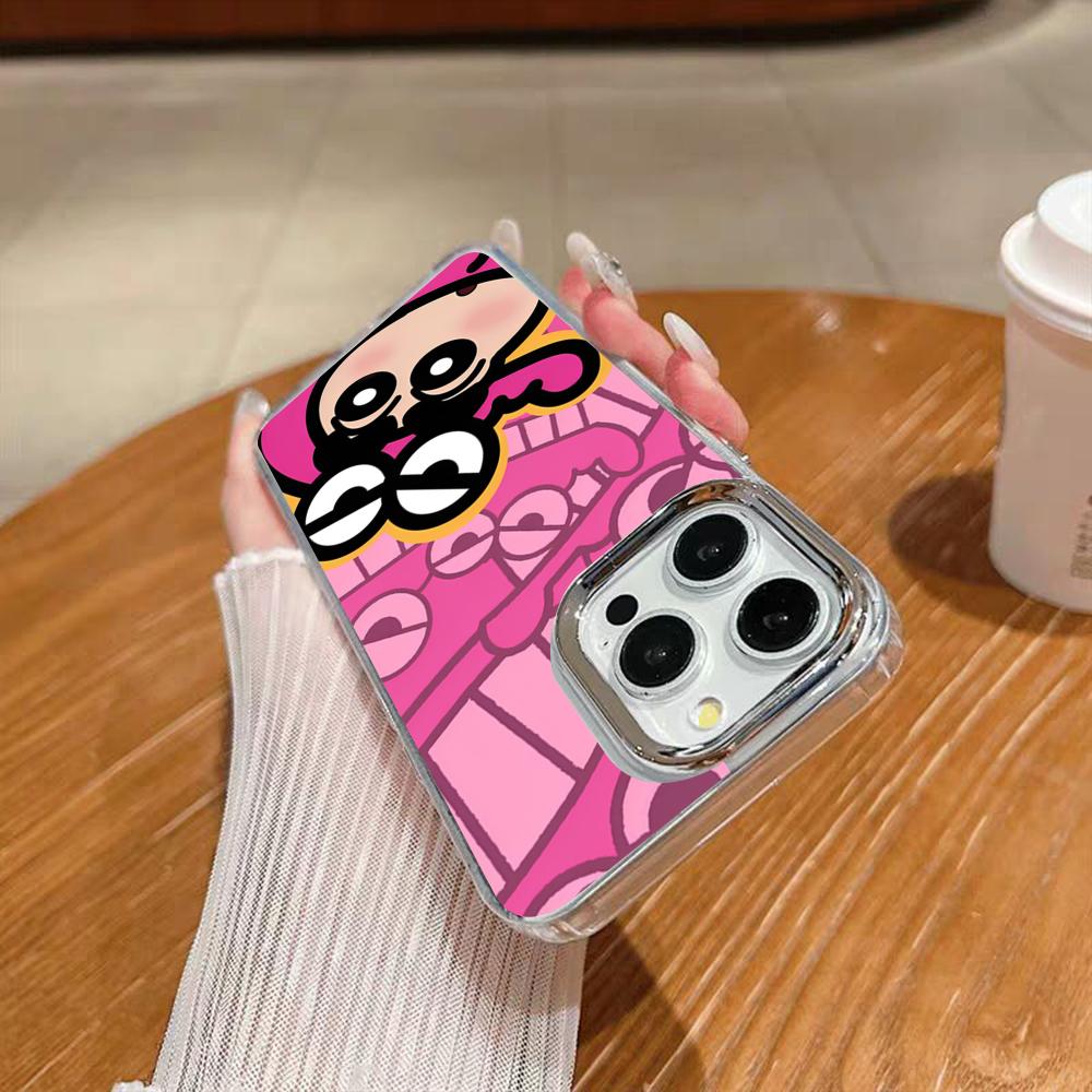 Cute C-Crayon S-Shinchan Clear Phone Case For Iphone 17 16 15 14 13 12 11 Pro Max Xr Air Plus Silicone Cover Silver Hard Shell