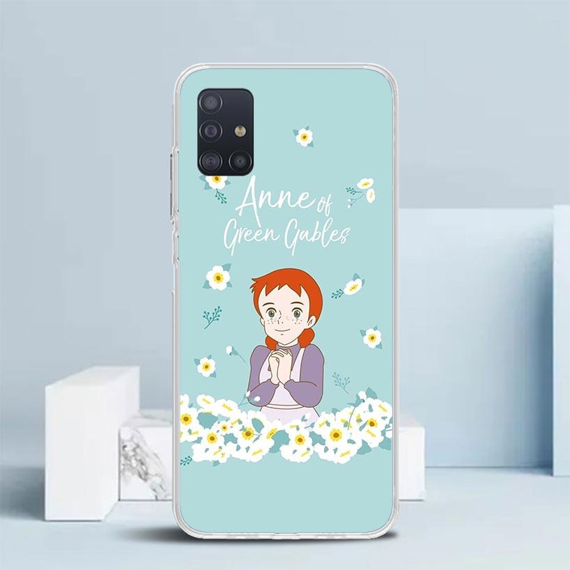 

A-Anne Of Green Gables Shirley Soft Cover for Samsung Galaxy A12 A22 A32 A52 A72 A02S Phone Case Note 20 Ultra 10 S10 Plus A51 A Samsung S10 Plus