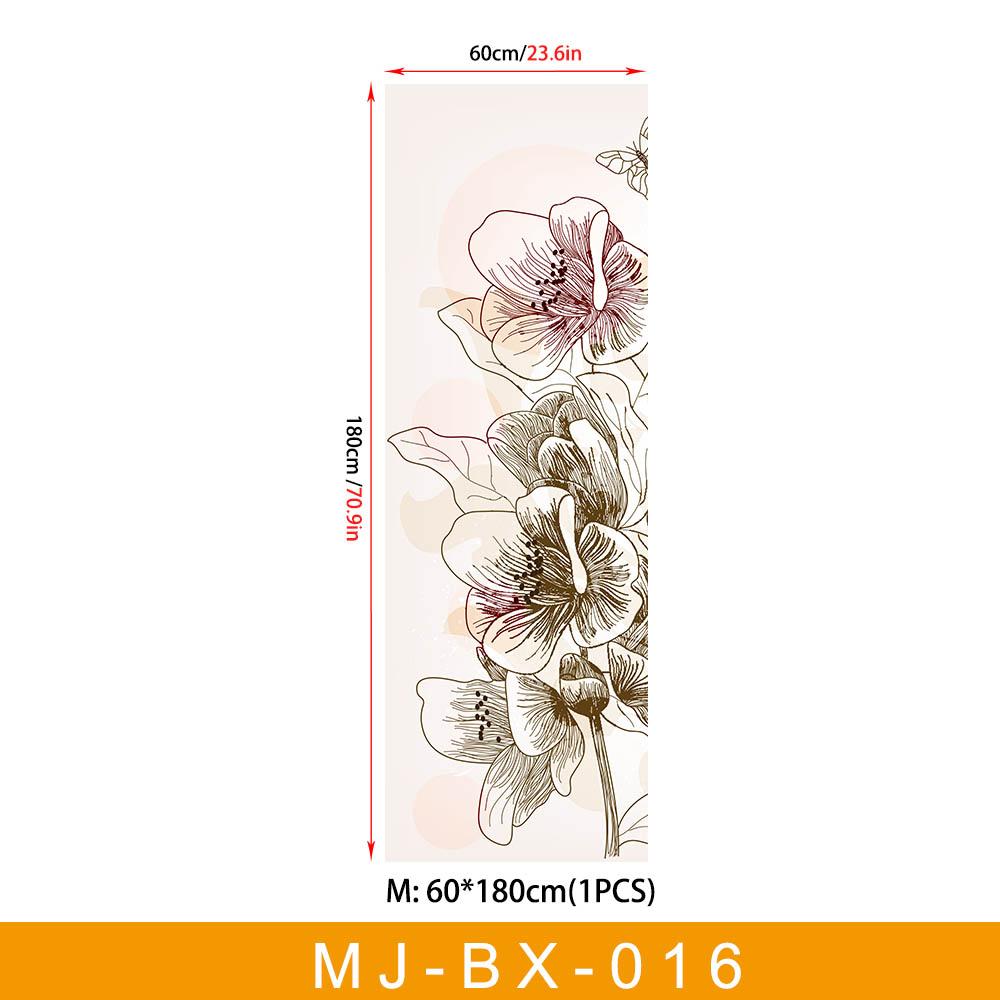 Refrigerator Wallpaper Vinyl Sticker Rose Sea Landscape Cat Fridge Door Decal Self-adhesive Kitchen Decor Wardrobe Furniture Renovation Poster