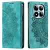 Embossed Flower Magnetic Cards Solt Wallet Leather Case For Xiaomi Redmi Note 15 Pro Plus 14 13 12 11 14C13C RFID Flip Cover