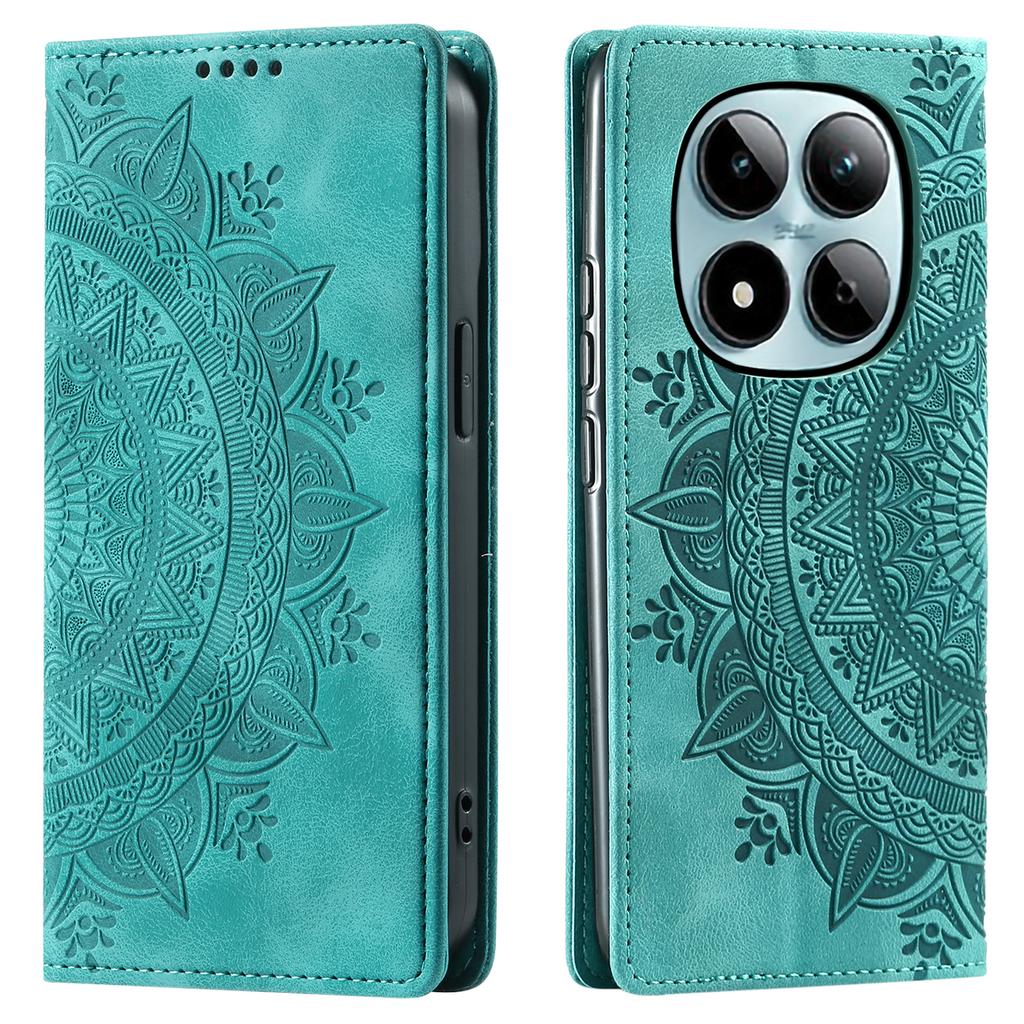 Embossed Flower Magnetic Cards Solt Wallet Leather Case For Xiaomi Redmi Note 15 Pro Plus 14 13 12 11 14C13C RFID Flip Cover