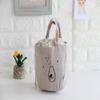 2018 cloth expression insulated lunch box bag ice packs Nordic style cotton cooler bag cartoon porta