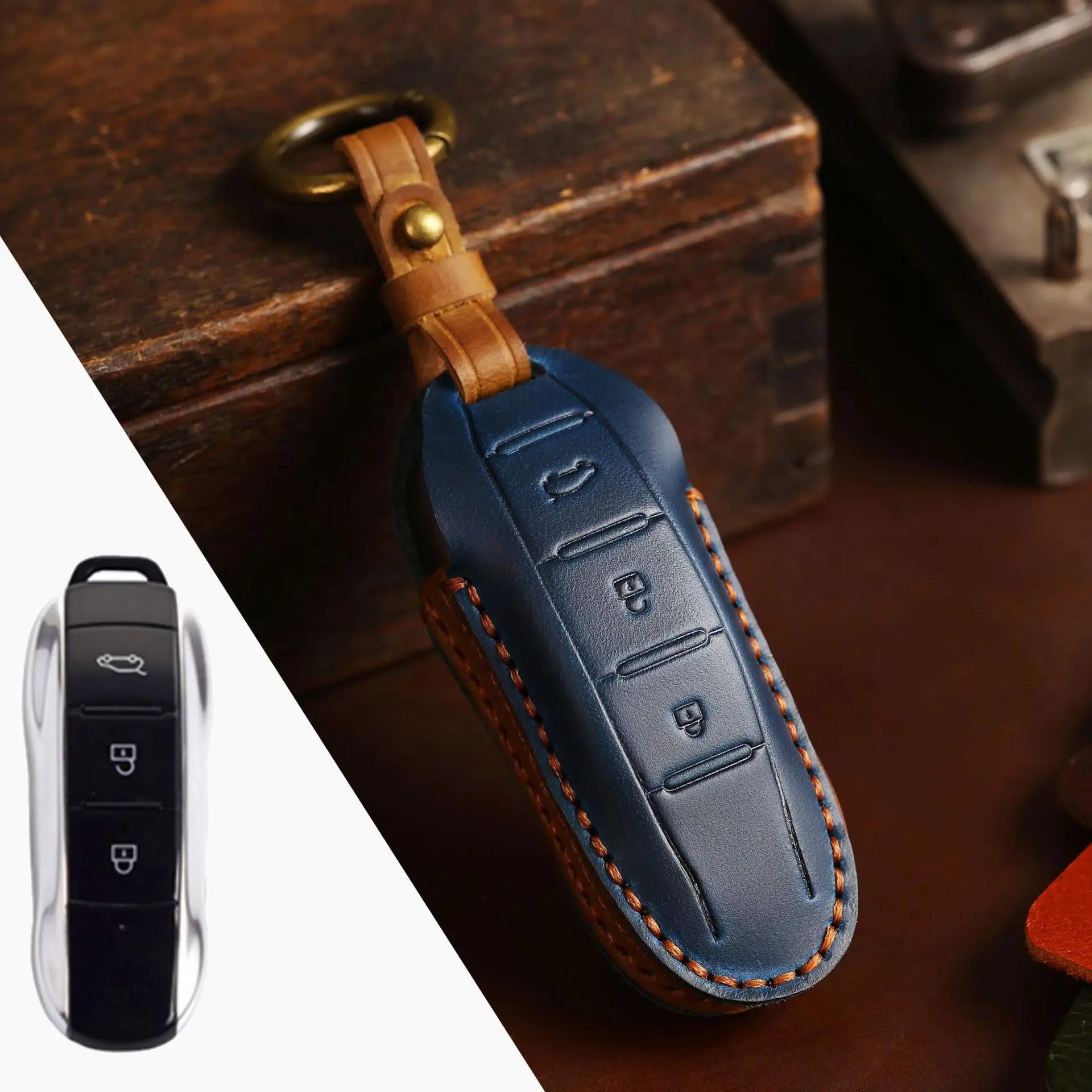 

Leather Car Key Cover Key Case Keychain Accessories for Dongfeng Fengguang DFSK Glory 580 Fengon Ix5 Ix7 Seres 3 5 Sf5 2021 2022