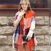 Cashmere Scarf Shawl Winter Stylish Lady Autumn Plaid Wrap Pashmina Tassel Hijab Neck Head Scarves Foulard For Femme