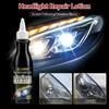 120ml Car Headlight Light Restorative Liquid Removing Oxidation Dirt Headlight Repair Cleaning Paste Polish Restoration Liquid