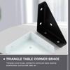 12Pcs 90 Degree Triangle Corner Brackets L-Brackets Corner Stand  for Furniture Reinforcement