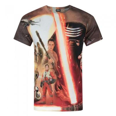 Mens Force Awakens Heroes & Villains Sublimation T-Shirt