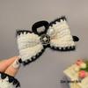 Luxury Starry Sky Rhinestone Bow Hair Clip - Volumizing Shark Clip Accessory