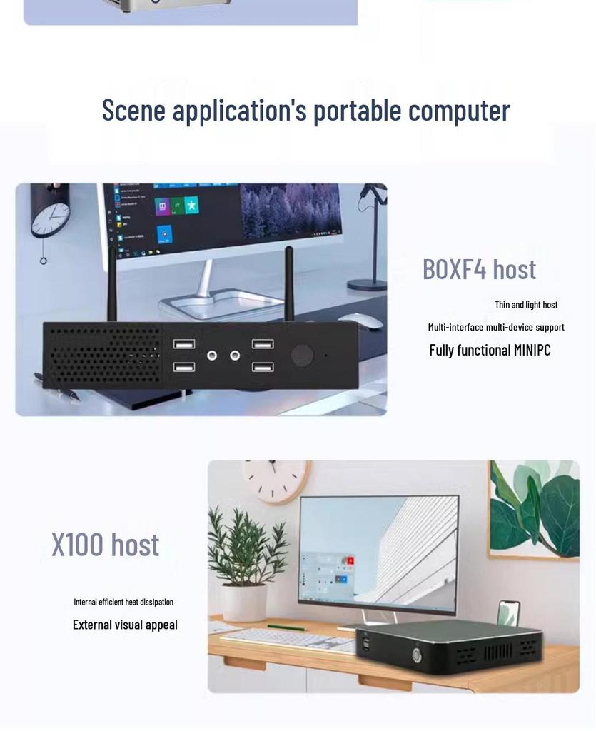DMA Mini PC 12th Gen N100: Compact Micro Desktop for Business & Office