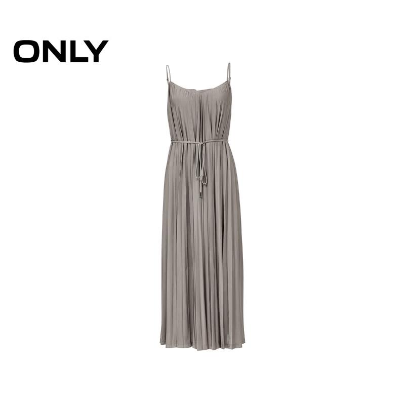 ONLY Women's Elegant V-Neck Spaghetti Strap Flowy Maxi Dress