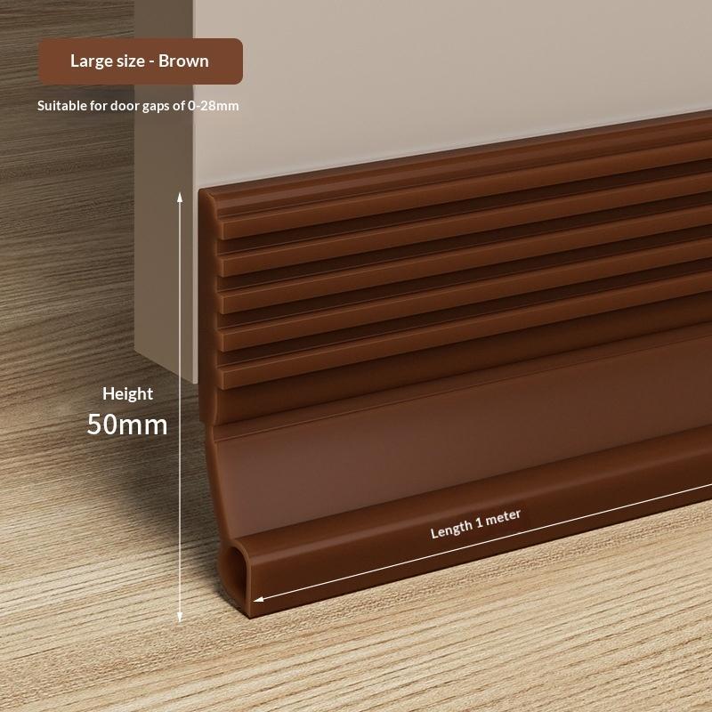 Door Bottom Seal Strip Self Adhesive Weatherproof Dust Proof Noise Reduction Draft Blocker 2.5M for Home Use