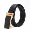Men'S Belt No Standard Casual Belt Foreign Trade Youth Simple Automatic Buckle Imitation Leather Iron Buckle Belt