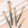 Make-up Pinselset 5/6 Stück Lidschattenpinsel High Gloss Pinsel Superweich Tragbar Augenpinsel Puderpinsel Rougepinsel Make-up Werkzeug