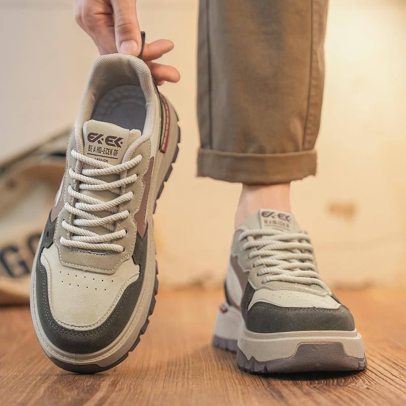 Men's Camping Versatile Fashionable Casual Sports Shoes Lightweight Korean Version Men's Trendy Outdoor Travel Shoes