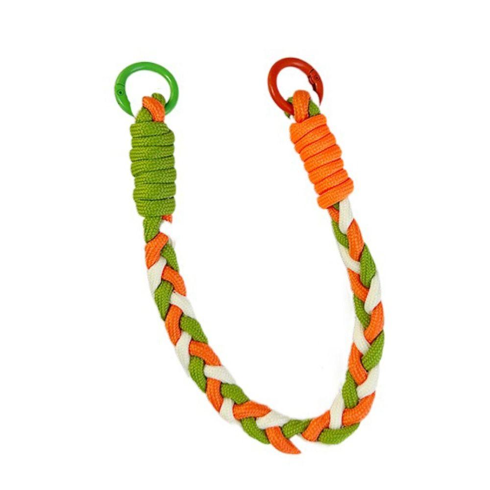 Key Holder Braided Phone Strap Anti-lost Sling Phone Wrist Strap Woven Phone Rope  Backpack Decor