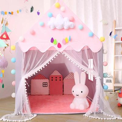 Big Girls Princess Tents Castle Children Outside Garden Fold Tent Balls Pool Cubby Play House Portable Kids Toys Play Tents