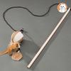 Cat Toy Cat Teaser Stick Cat Kitten Fish Toy Wooden Handmade Cat Teaser Stick Mouse Cat Toy Cat Cat Supplies