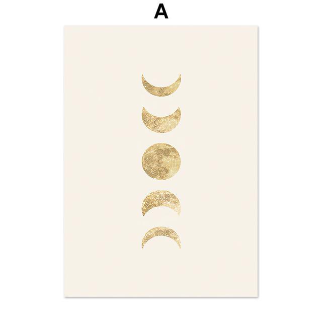 

Гадание Созвездие Луны Небо Palm Reed скандинавское искусство настенные постеры и принты холст картины для декора гостиной 21*30cm