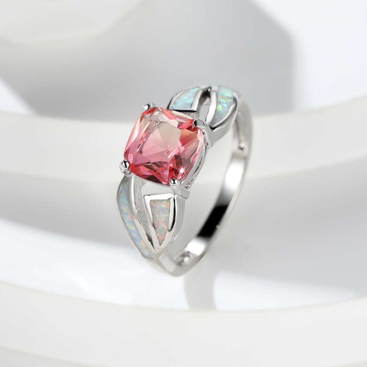 

European and American Fashion Rings Exaggerated Luxury Hot Selling Rings No. 6