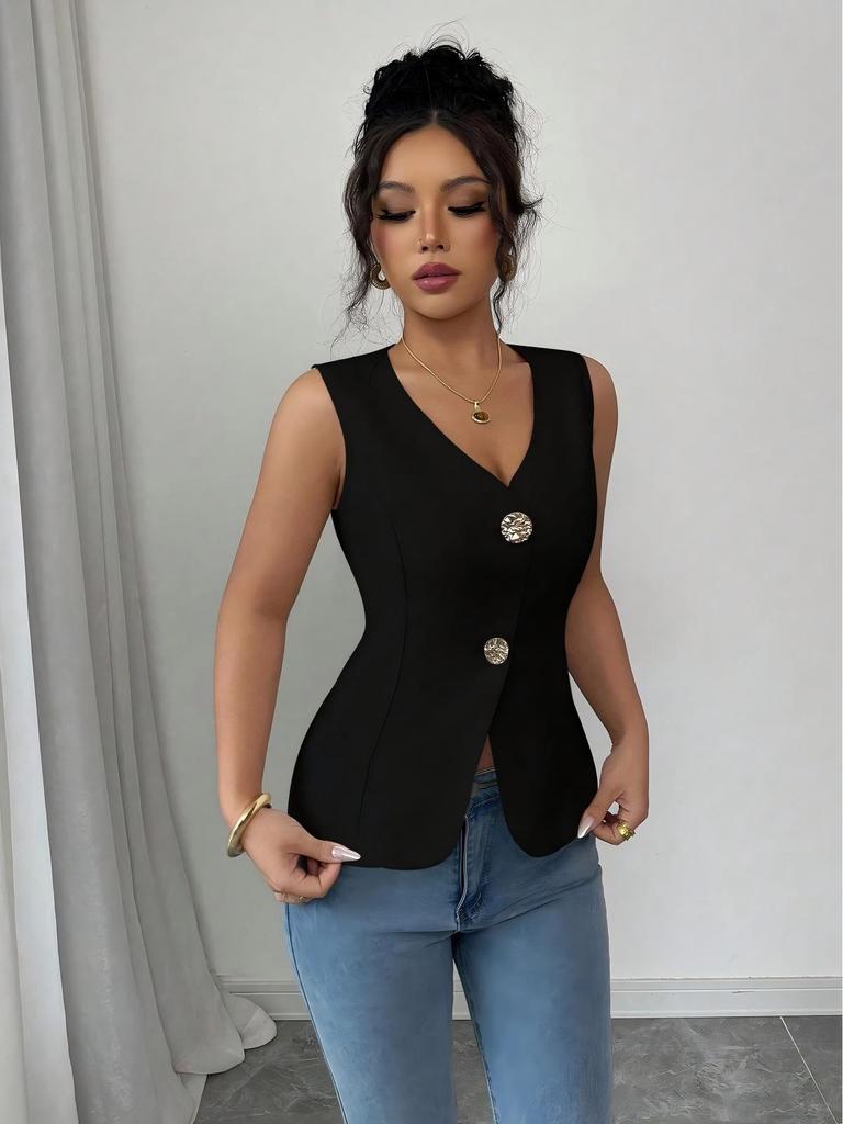 European & American Summer Sleeveless Women's Fashion Vest