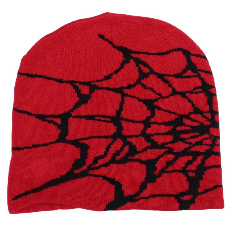 Unisex Spider Web Knit Hat: Warm, Windproof Autumn/Winter Fashion Beanie