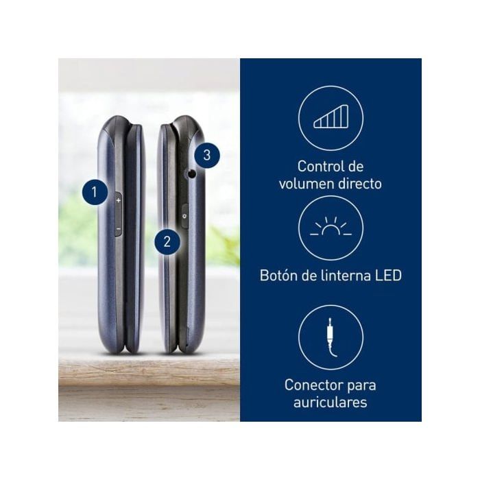Klapptelefon - PANASONIC - KX-TU550 - 4G - 1,2 MP kamera - Stor 2,8" skjerm