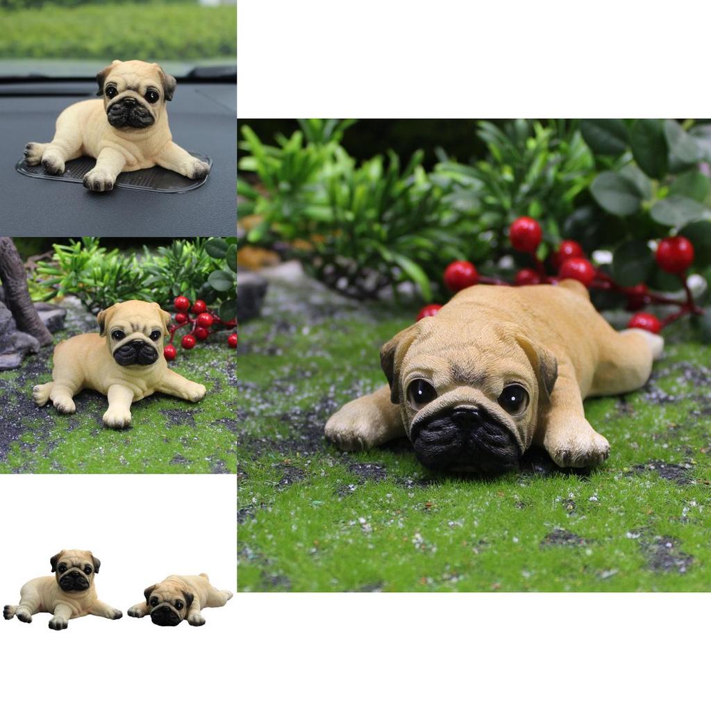 Pug Resin Animal Craft Small Dog Decor For Party And Holiday Gift Ideas
