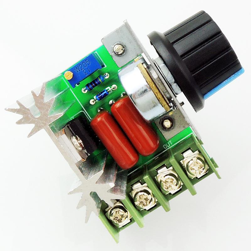Ac 220V 2000W Scr Voltage Regulator Dimming Motor Speed Controller Thermostat Electronic Module