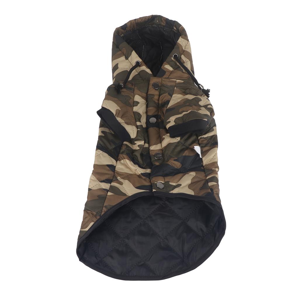 Dog Warm Coat 2 Legged Soft Skin Friendly Hooded Puppy Jacket Clothes for Autumn Winter