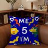 Dont Hug Me Im SScared  Pillow Covers Cartoon Sofa Decorative Home Doublesided Printing Short Plush Cute Cushion Cover