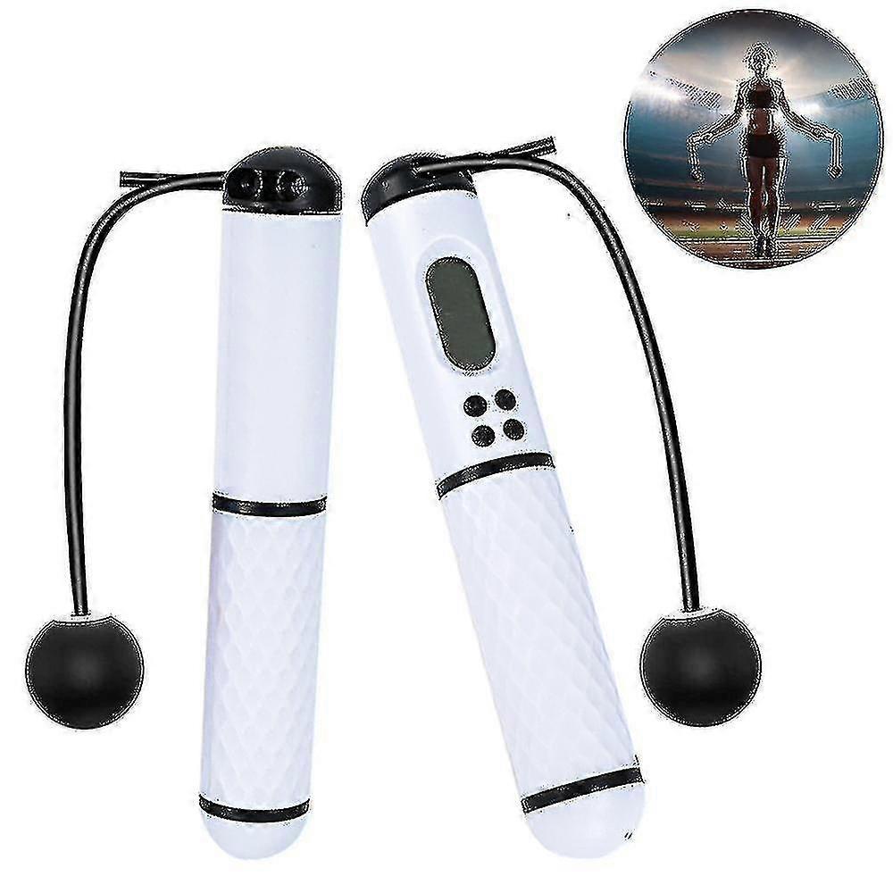 Jump Rope, Digital Weighted Ropeless Skipping Rope, Adjustable Cordless Jumping Rope For Home Fitnes