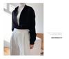 LUXI 2025 Autumn Women’s Long Sleeve V-Neck Fashion Top