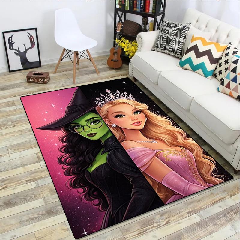 Witch Princess Print - Home Rug Office Carpet Room Rug Computer Chair Area Rug Holiday Gift